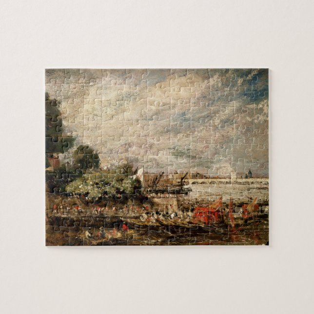 John Constable | Waterloo Bridge from above Whiteh Jigsaw Puzzle (Horizontal)