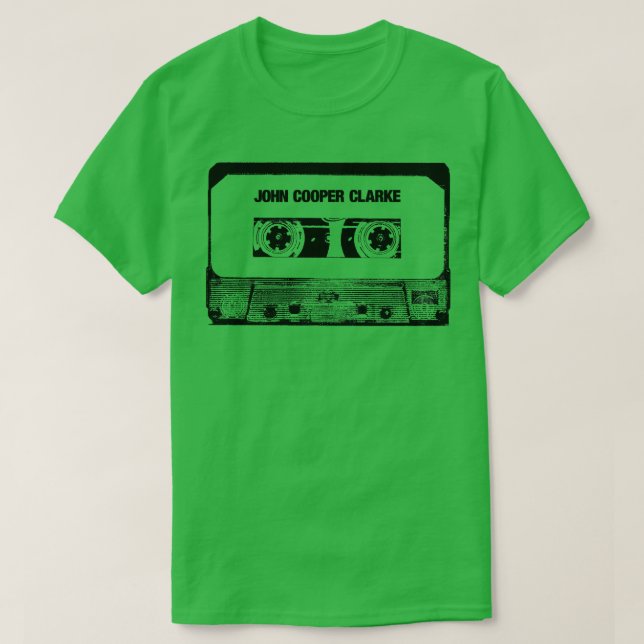 JOHN COOPER CLARKE Cassette Tape T-Shirt (Design Front)