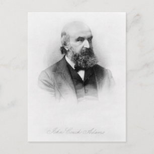 John Couch Adams, engraved by George J. Stodart Postcard