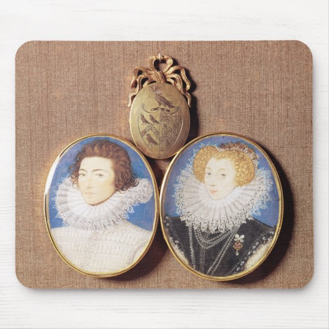 John Croker and his wife Frances Mouse Mat (Front)