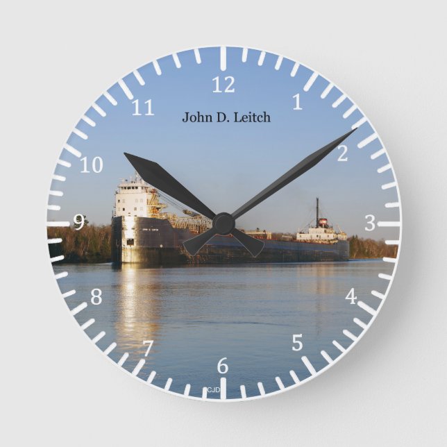 John D. Leitch clock (Front)