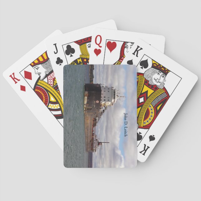 John D. Leitch playing cards (Back)