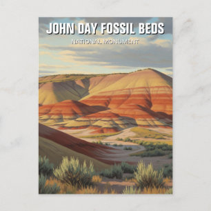 John Day Fossil Beds National Monument Oregon Postcard