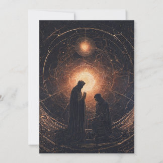 John Dee Occult Crystal Sphere Thank You Card