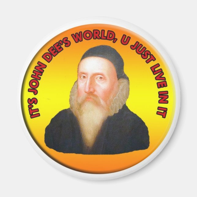 John Dee World Magnet (Front)