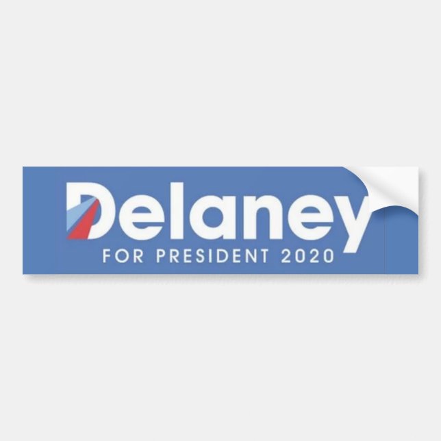 John Delaney for President Bumper Sticker (Front)