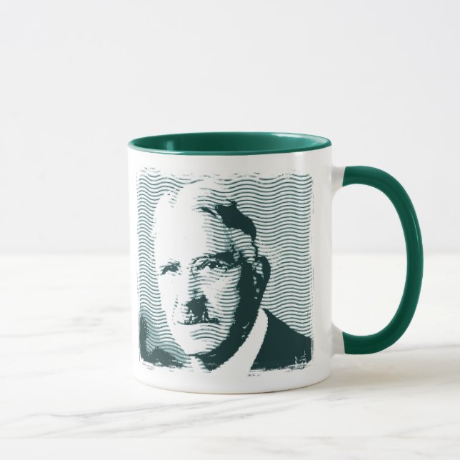 John Dewey in lines Mug (Right)