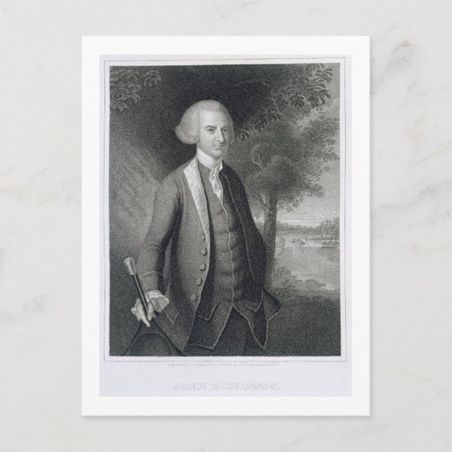 John Dickinson, engraved by John B. Forrest (1814- Postcard (Front)