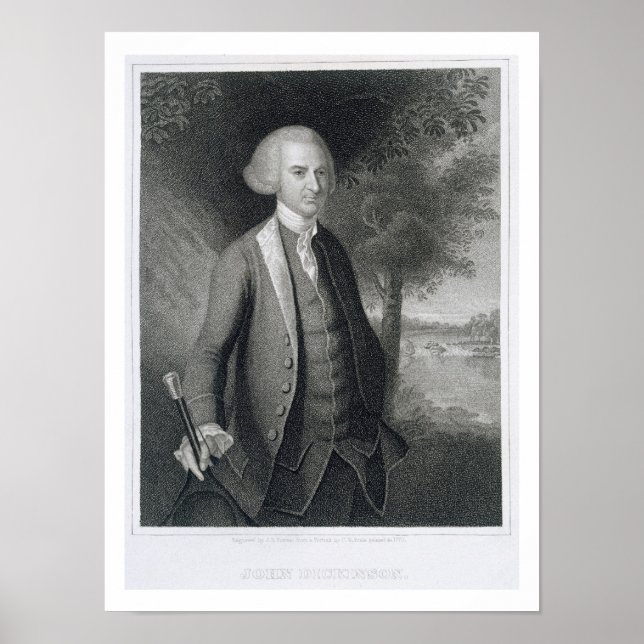 John Dickinson, engraved by John B. Forrest (1814- Poster (Front)