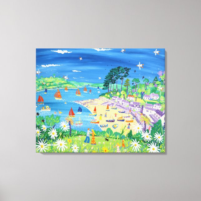 John Dyer canvas print. Helford Passage, Cornwall (Front)