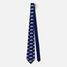 John Dyer dark blue rhino tie