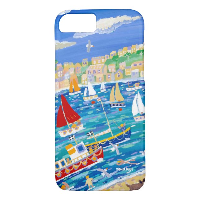 John Dyer smart phone case - Falmouth Cornwall (Back)