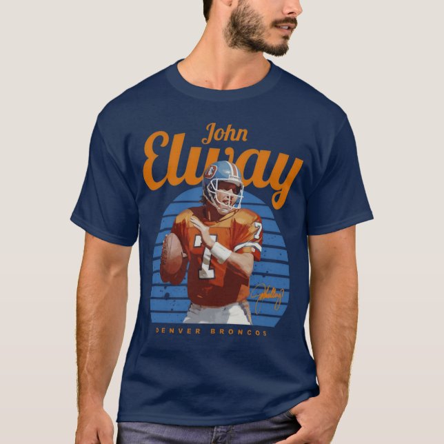 John Elway Denver Broncos vintage T-Shirt (Front)