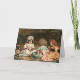 John Everett Millais - Afternoon Tea .The Gossips Card
