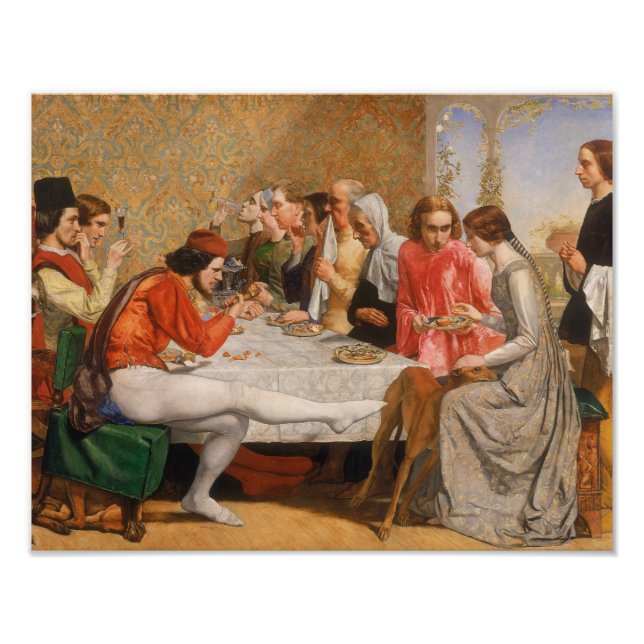 John Everett Millais - Isabella Photo Print (Front)