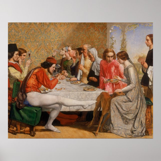 John Everett Millais - Isabella Poster (Front)