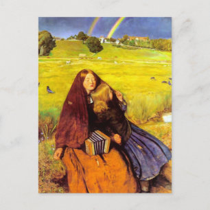 John Everett Millais- The Blind Girl Postcard