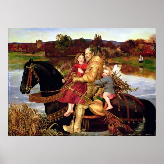 John Everett Sir Isumbras at the Ford Poster (Front)