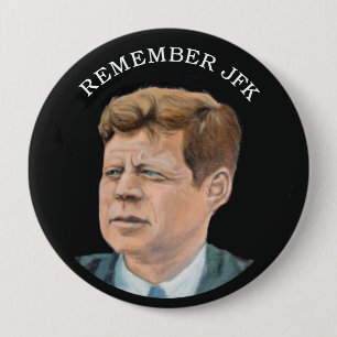 John F. Kennedy 1917-1963 10 Cm Round Badge