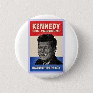 John F Kennedy 6 Cm Round Badge