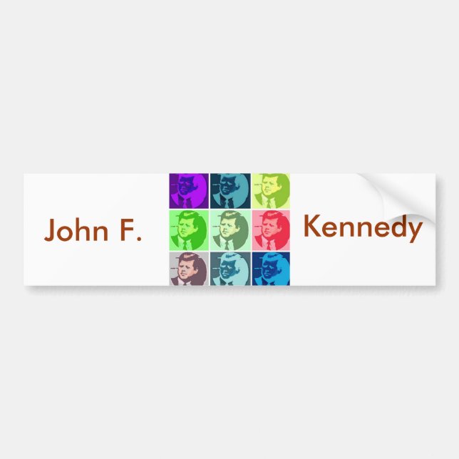 John F Kennedy Bumper Sticker (Front)