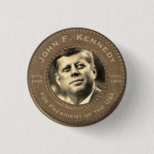John F. Kennedy Campaign Button