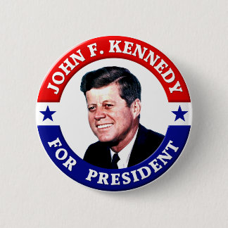 John F Kennedy For President 6 Cm Round Badge