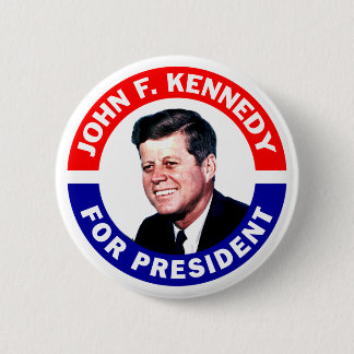John F Kennedy For President 6 Cm Round Badge
