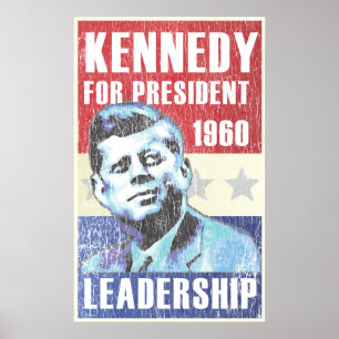 John F. Kennedy Historic Presidential Poster