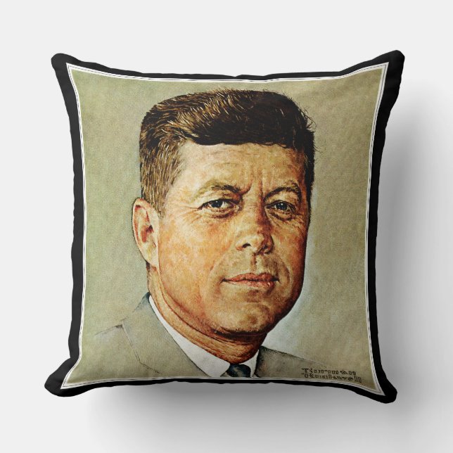 John F. Kennedy IN MEMORIAM Cushion (Front)