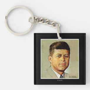 John F. Kennedy IN MEMORIAM Key Ring