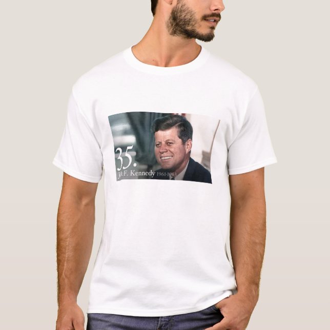 John F Kennedy/JFK 35 T-Shirt (Front)