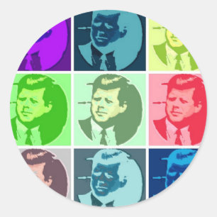 John F. Kennedy/JFK Classic Round Sticker