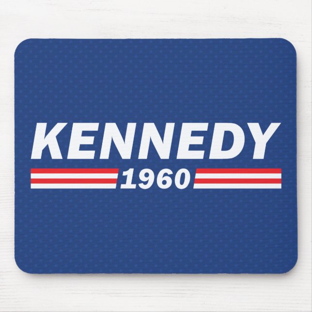John F. Kennedy JFK, Kennedy 1960 Mouse Mat (Front)