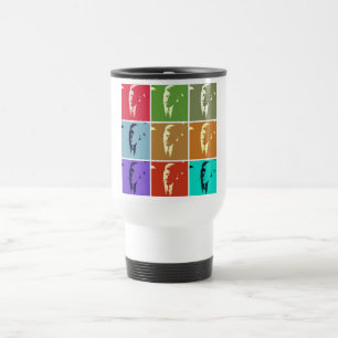 John F Kennedy/JFK Pop Art Travel Mug
