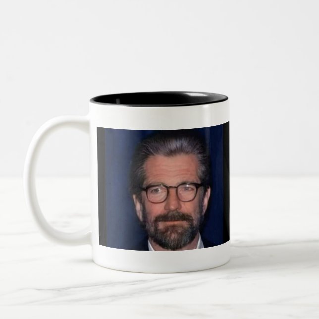 John F. Kennedy Jr Two-Tone Coffee Mug (Left)
