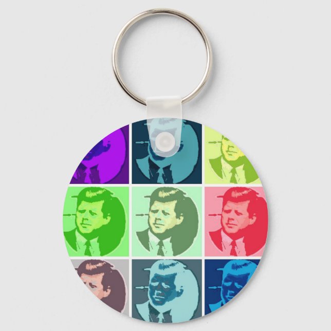 John F Kennedy Key Ring (Front)