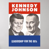 John F. Kennedy & Lyndon B Johnson 1960's Campaign