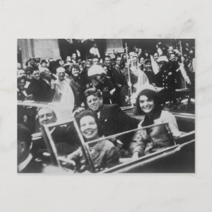 John F. Kennedy Motorcade Dallas Texas Nov 22 1963 Postcard