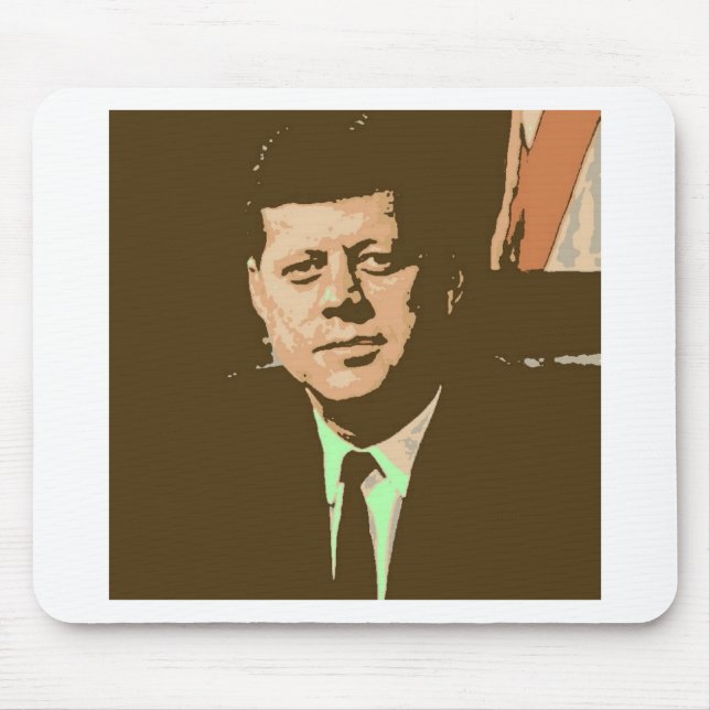 John F Kennedy Mouse Mat (Front)