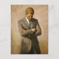 John F Kennedy Official Portrait by Aaron Shikler