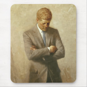 John F. Kennedy Painting Mouse Mat