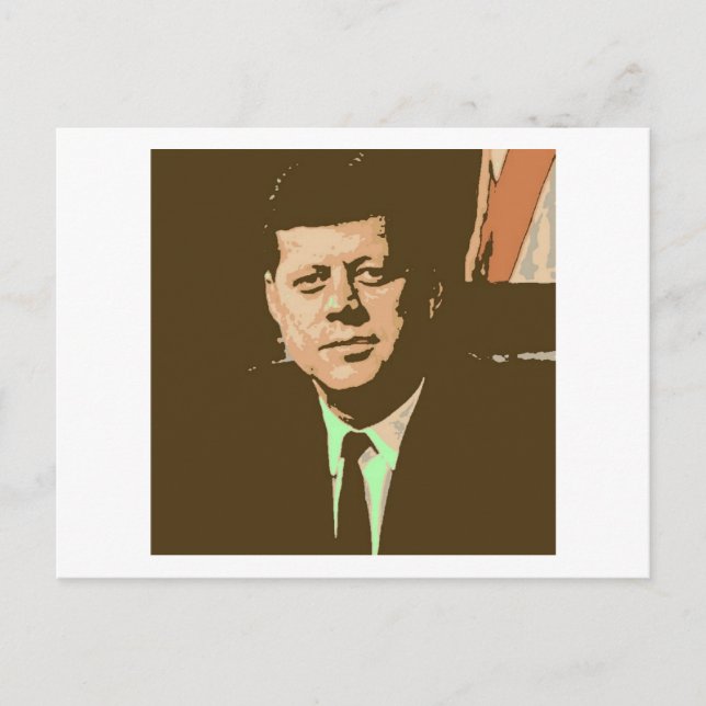 John F Kennedy Postcard (Front)