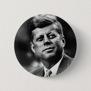 John F Kennedy President 6 Cm Round Badge