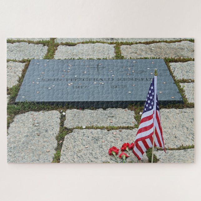 John F. Kennedy  President of the United States Ji Jigsaw Puzzle (Horizontal)