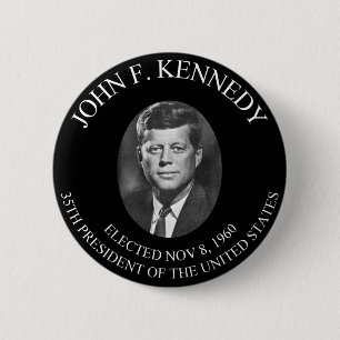 JOHN F. KENNEDY PRESIDENTIAL COIN ............... 6 CM ROUND BADGE