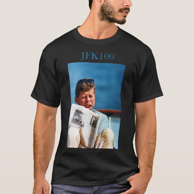 John F Kennedy Vintage JFK 100 T-Shirt (Front)