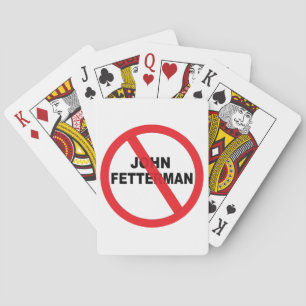 John Fetterman Danger Playing Cards