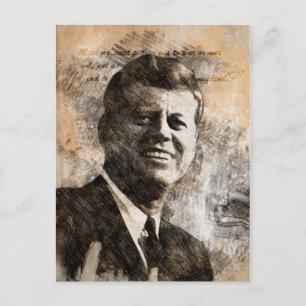 John Fitzgerald Kennedy Postcard