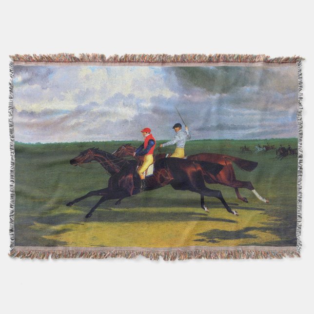 John Frederick Herring Priam 1831 Throw Blanket (Front)